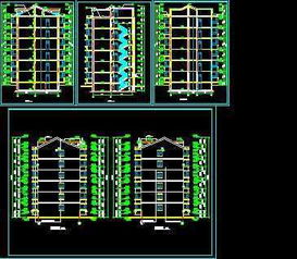 房地产开发中的住宅楼施工图及户型平面图资源概述